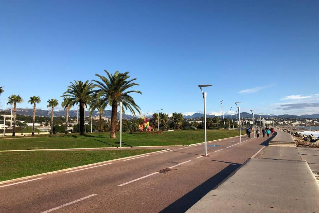 Charmant Appartement Bord De Mer, Plage Cagnes-sur-Mer Kültér fotó